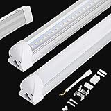 Leuchtstoffröhre 120cm komplett Set LED Röhre mit G13 Fassung T8 LED Strip 18W Kaltweiß...