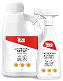 BugPower Universal Insektenspray 2 L + 500 ml - Spray gegen Ungeziefer und Insekten Aller...