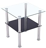 CasaXXl Couchtisch Glas mit Sicherheitsglas & Facettenschliff - Glastisch...