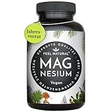 Magnesium Kapseln - 365 Stück (1 Jahr). 664mg je Kapsel, davon 400mg ELEMENTARES (reines)...