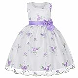 Besticktes Bowknot-Kleid Mesh Prinzessin Tutu Mädchenkleid Kleine Mädchen Sommer...