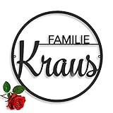 FranJohnsonHouse Personalisierter Türkranz, Geschenk für Familie, Familienname,...