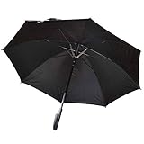 Stockschirm Regenschirm schwarz Automatik Ø 107 cm Windproof Fiberglas...