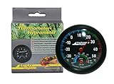 Lucky Reptile Thermometer-Hygrometer, Schwarz