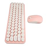 Kabellose Tastatur und Maus, Dot-Tastenkappen-Maus und Tastatur-Kombination, 2,4 G,...