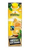 Pfanner Fairtrade 100% Orange im Vorratspack – Fruchtig-milder Geschmack mit...