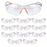 Kurtzy 12-er Pack Schutzbrille Arbeitsschutzbrille - Arbeitsschutzbrille mit Gummieinsatz...