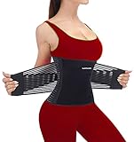 Waist Trainer Damen Herren, Bauchweggürtel Abnehmen, Taillen Trimmer Gürtel,...