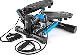 Gymtek XST500 Stepper, Drehstepper inkl. Expanderbänder - Twist Mini Stepper mit LCD,...