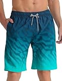 APTRO Herren Badehose Lang Badeshorts Schnelltrocknend Boardshorts Freizeit Short...