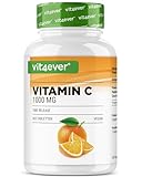 Vitamin C 1000mg - 365 Tabletten im Jahresvorrat - Time Released Effekt -...
