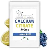 CALCIUM - Forest Vitamin - Calcium Citrate 500mg - 100 Kapseln - Calciumcitrat -...