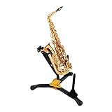 Donened Saxophonständer, Alt- / Tenorsaxophon Saxophon Halter Faltbarer Saxofonständer...