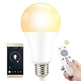 SINJIA LED Lampe Glühbirne14W (ersetzt 100W) E27 LED Lampe smarte Dimmbar...