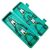 LOLPALONE Circlip Set Kit 7 Externe Interne Gerade Gebogene Zangen Set Kit...