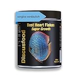 Premium Fischfutter Aquarium 300ml [FÜR WACHSTUM & FARBENPRACHT] - Best Heart...