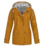 EMATOP befristetes angebot Damen Wasserdicht Windbreaker Leicht Atmungsaktiv...