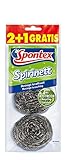 Spontex Spirinett Edelstahlspiralen, ideal für hartnäckigen Schmutz in Töpfen...