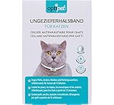 OptiPet 1x Ungezieferhalsband für Katzen, 4 Monate Schutz gegen Flöhe,...