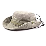 KeepSa Baumwolle Sonnenhut Herren Sommerhut UV Schutz Wanderhut Fischerhut Trekking...