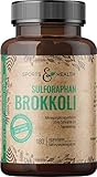 Brokkoli Kapseln - 180 Sulforaphan Brokkoli Kapseln - Vegan - Ohne Füllstoffe - Beste...