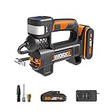 WORX - Luftkompressor und LED-Projektor, kabellos, 150 PSI – 20 V-2 Ah – WX092...