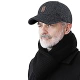 CLAPE Warm Basecap Baseballmütze mit Ohrenschutz Outdoor Kappen Wool Cap Herren...