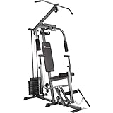 tectake 800546 Kraftstation Fitnessstation Heimtrainer | Butterflymodul | Latzugstange |...