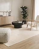 benuta Pure Wollteppich Rocco - Wolle - Rechteckig & im Style: Uni, Hygge &...