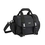 Amazon Basics - Schultertasche für SLR-Kamera und Zubehör, Groß, Verstellbarer Gurt,...