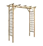 Pergola 2 rechts aus Holz, Baldrian