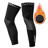 ROCKBROS Radsport Armlinge Arm Sleeves Beinlinge Knieschutz Winter Anti Rutschen...