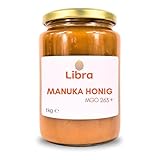 Libra 1kg Manuka Honig MGO 250+ | Neuseeland | naturbelassen | roh | Top Qualität |...