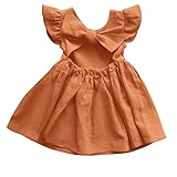 UJSQNDG Kleinkind Prinzessin Rock Elegant Lässige Kinderkleidung Neugeborenes...