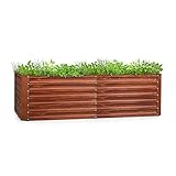 blumfeldt Rust Grow Hochbeet Gartenbeet, verzinktes Stahlblech, Materialstärke:...