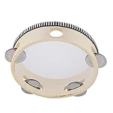 Musfunny Tamburin Trommel 15 cm für Kirche Handgehaltenes Tambourine...