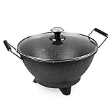 Princess Stir-Fry 162389 Elektrischer Wok, 1400 Watt, 7 Liter, Durchmesser 35 cm,...