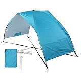 01 Strand Sun Shelter Instant Strandschirm Tragbarer Leichter Winddichter...