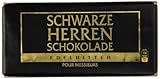 Schwarze Herren Schokolade Edelbitter, 100 g