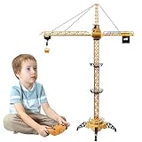 FORMIZON Ferngesteuerte Turmkran, 128 cm hohe 2,4 Hz Turmdrehkran, 6 Kanäle Tower Crane...