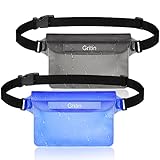 Gritin wasserdichte Tasche Beutel Bauchtasche [2 Pack], Bildschirmfreundlich Wasserdichte...