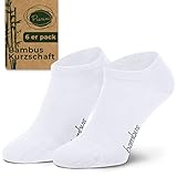 Piarini 6 Paar Bambus Socken Sneaker Socken Herren Damen dünne atmungsaktive...