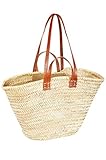 ORIGINAL Ibiza Tasche Korbtasche Strandtasche Palmera 50cm groß | Marokkanische Palmblatt...