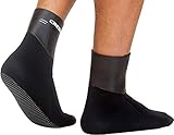 Cressi Sarago Socks (3 or 5mm) - Neopren Thermoschuhe 3/5mm, Schwarz, für...