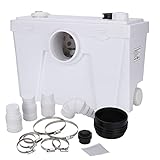 Ansobea 600W Hebeanlage Dusche, 140 L/min Duschpumpe für WC Toiletten, Fäkalienpumpe mit...