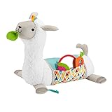 Fisher-Price 4-in-1 Lama Spielkissen zum Spielen in Bauchlage, mit 4...