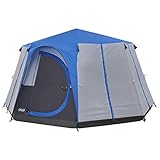 Coleman Octagon 8 Personen Kuppelzelt, blau-Grau, (LxBxH): 418 x 418 x 215 cm,...