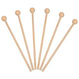 Holzschlägel 6 Stück Mallet Drumsticks Holz Marimba Schlägel Glockenspiel Schlägel...