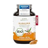 Stärkste Bio-Kurkuma-Kapseln | ca. 15.000 mg Kurkuma Pulver pro Tagesdosis |...