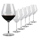 Sauerland GLAS 6er Set Burgunderglas Paula 750ml